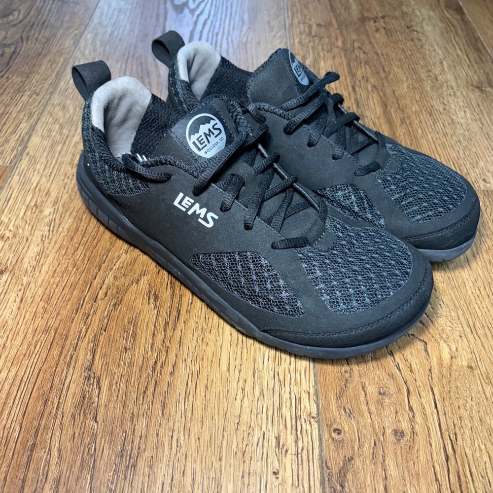 Lems Primal 3 Women's Size 8.5 
Minimalist Zero Drop Running Shoes Black Mens 7